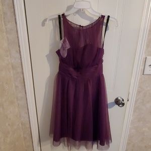 Plum Alfred Angelo dress